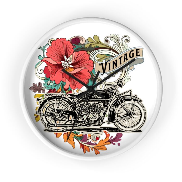 Vintage Motorcycle -Wall Clock - Image 7