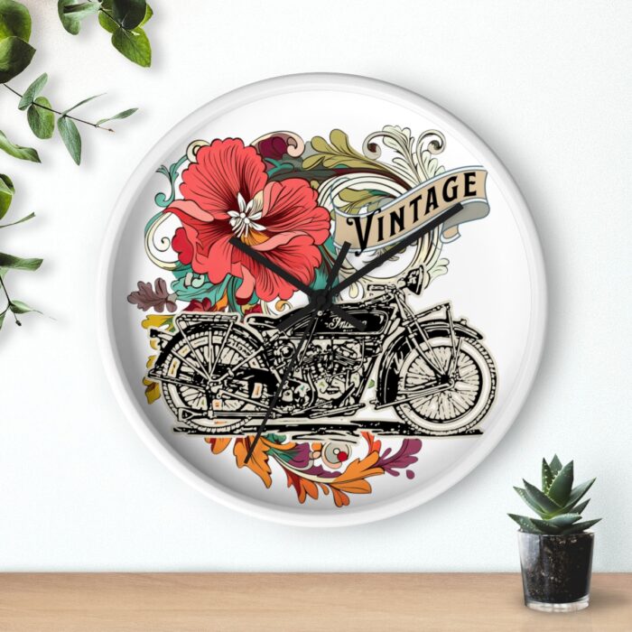 Vintage Motorcycle -Wall Clock - Image 9
