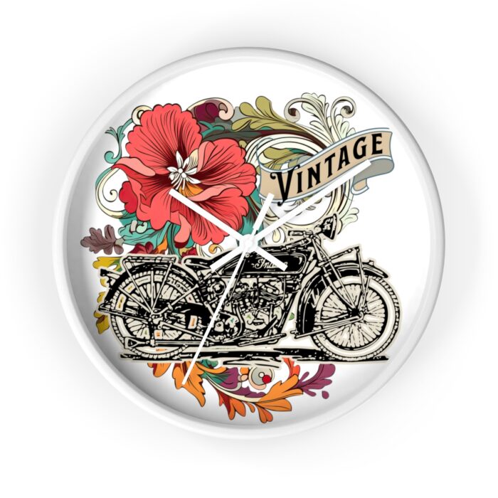 Vintage Motorcycle -Wall Clock - Image 10