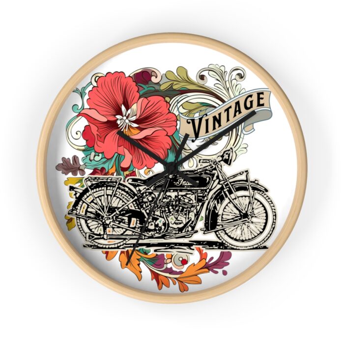 Vintage Motorcycle -Wall Clock - Image 13