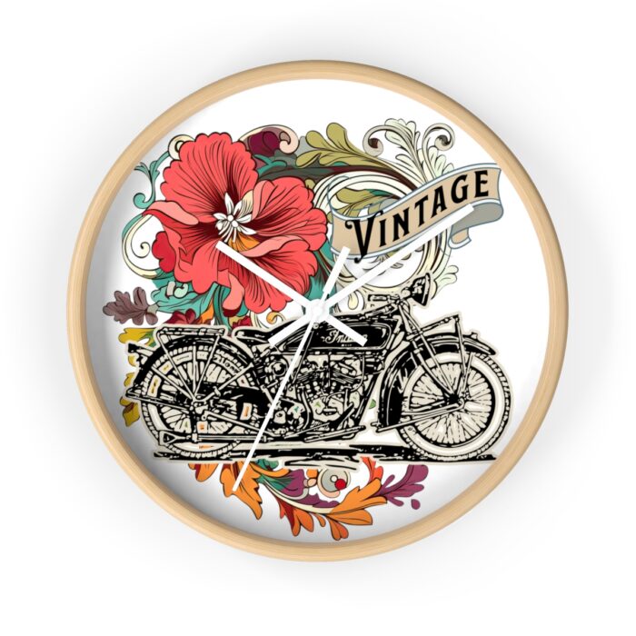 Vintage Motorcycle -Wall Clock - Image 16