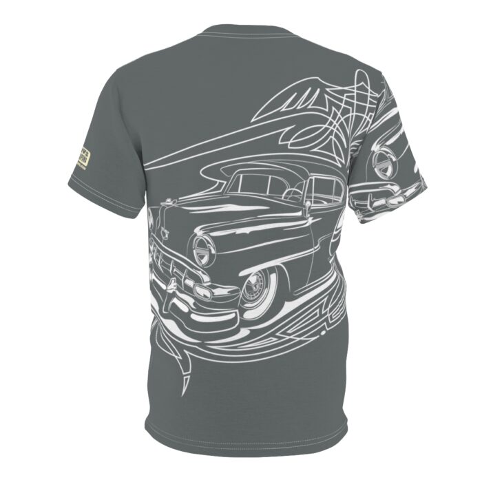54 Chevy with Pinstriping , Grey Unisex Cut & Sew Tee (AOP) - Image 2