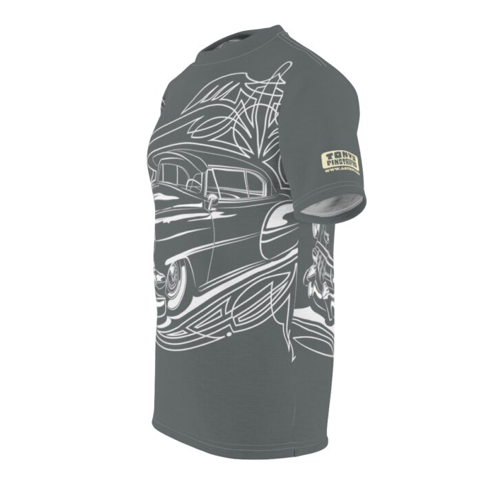54 Chevy with Pinstriping , Grey Unisex Cut & Sew Tee (AOP) - Image 3
