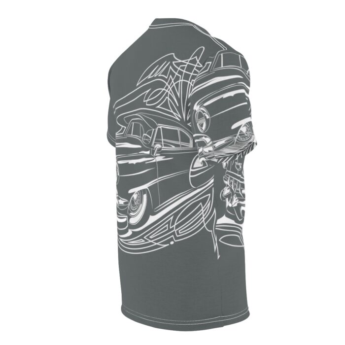 54 Chevy with Pinstriping , Grey Unisex Cut & Sew Tee (AOP) - Image 4