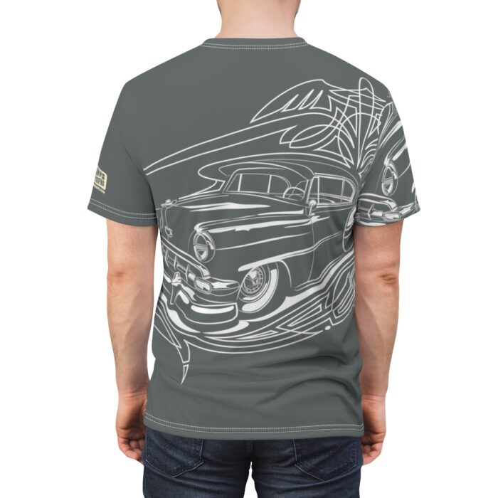 54 Chevy with Pinstriping , Grey Unisex Cut & Sew Tee (AOP) - Image 6