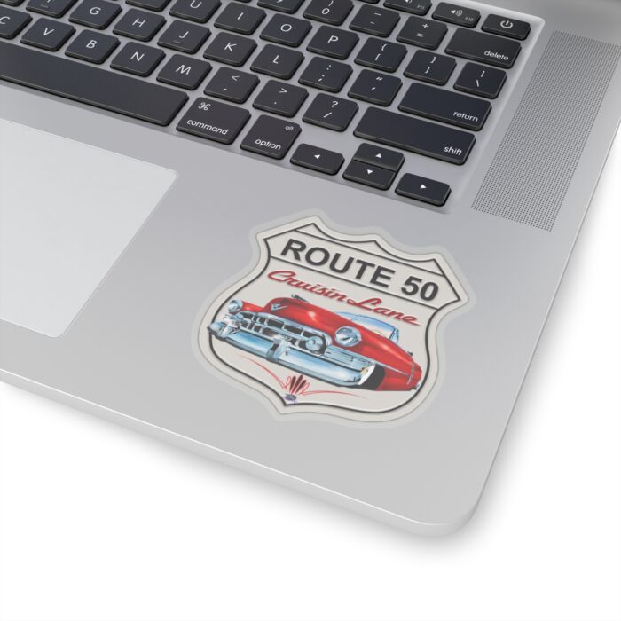 Route 50 Cadillac-Kiss-Cut Stickers 2"x2: - Image 2