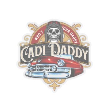 Cadi Daddy-Kiss-Cut Stickers 2″x2: