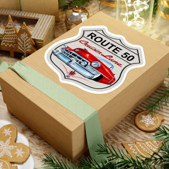 Route 50 Cadillac-Kiss-Cut Stickers 2"x2: - Image 15