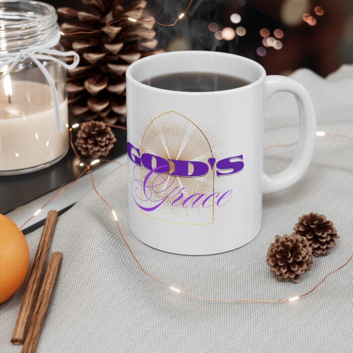 Gods Grace,Ceramic Mug 11oz - Image 4
