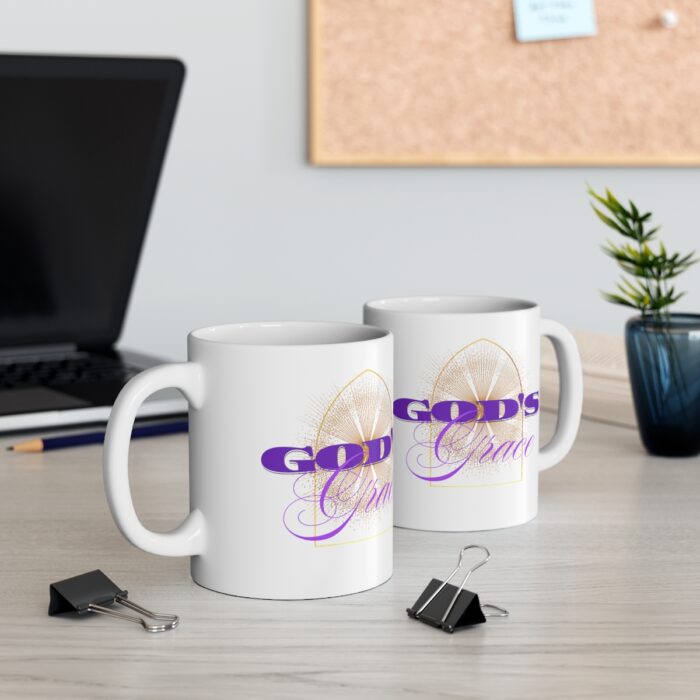 Gods Grace,Ceramic Mug 11oz - Image 5