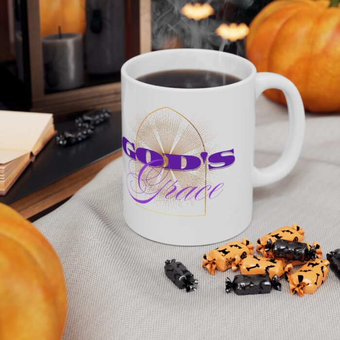 Gods Grace,Ceramic Mug 11oz - Image 6