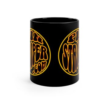 Pinstriper.com Retro Logo11oz Black Mug
