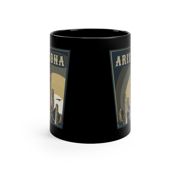 Arizona 002 11oz Black Mug gift - Image 2