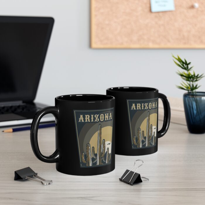 Arizona 002 11oz Black Mug gift - Image 5