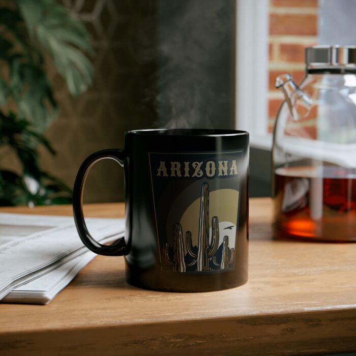 Arizona 002 11oz Black Mug gift - Image 6