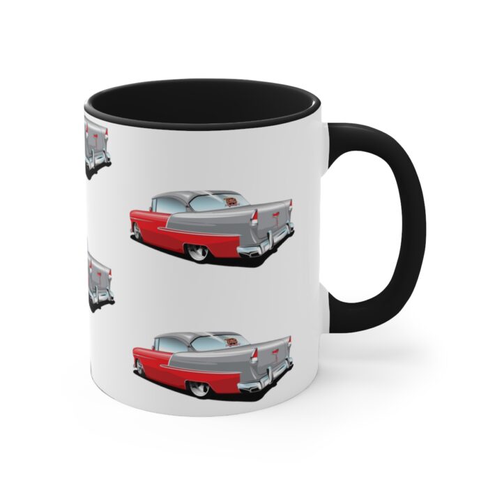 55 pattern -Accent Coffee Mug, 11oz - Image 3