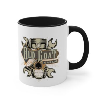 Old goat Garage -Accent Coffee Mug, 11oz
