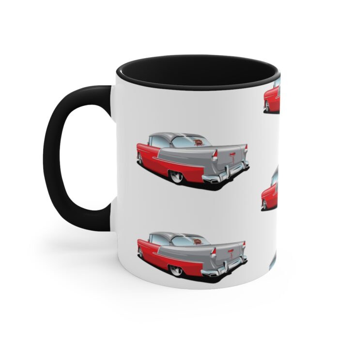55 pattern -Accent Coffee Mug, 11oz - Image 2