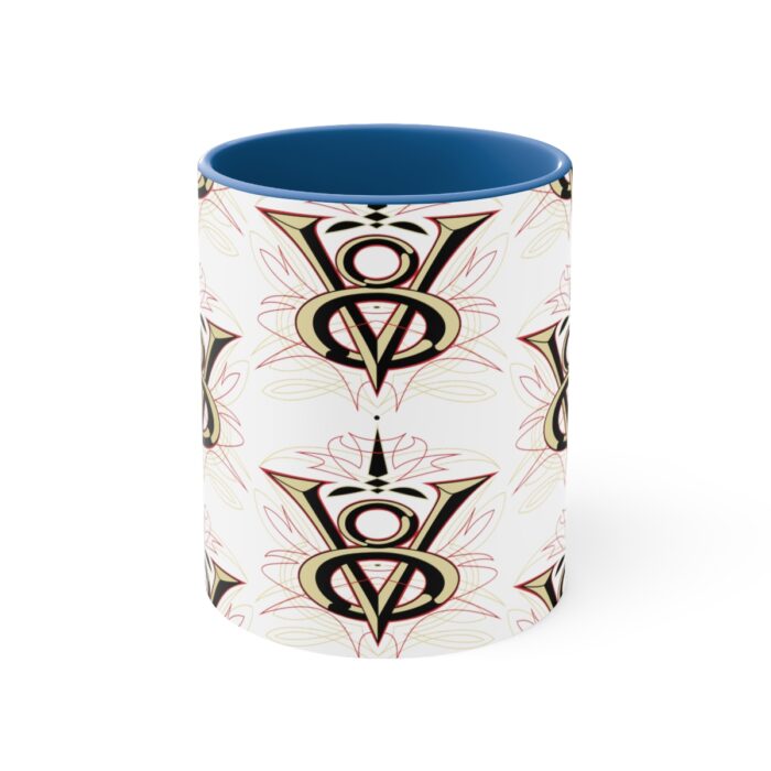 V8 pattern  -Accent Coffee Mug, 11oz - Image 13