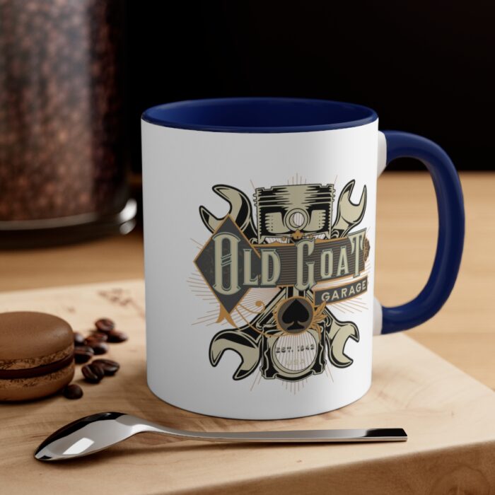 Old goat Garage -Accent Coffee Mug, 11oz - Image 8