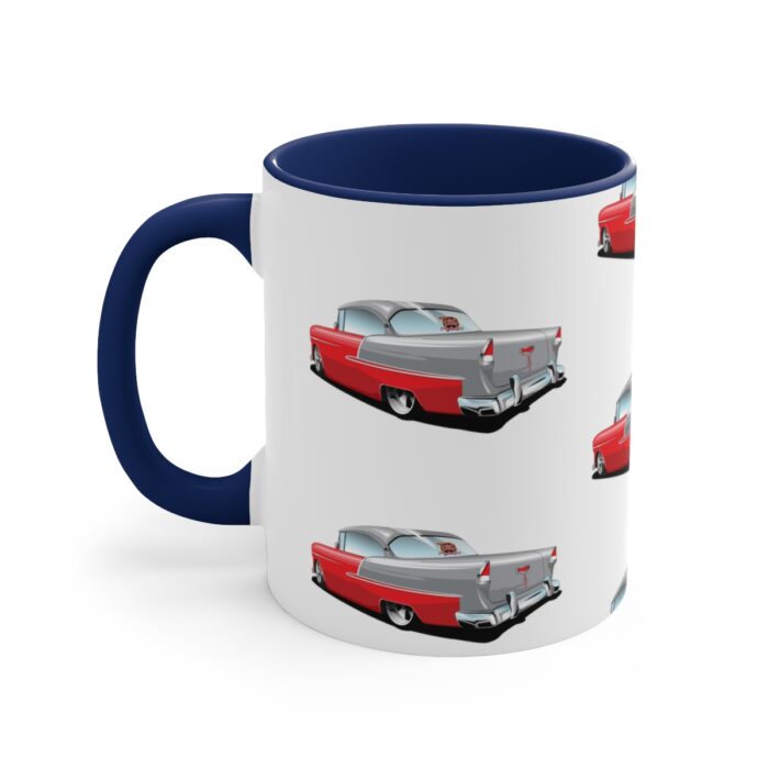 55 pattern -Accent Coffee Mug, 11oz - Image 6