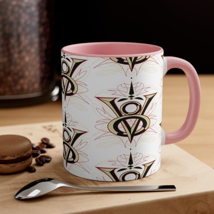 V8 pattern  -Accent Coffee Mug, 11oz - Image 20