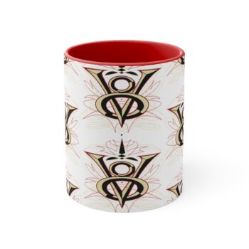 V8 pattern  -Accent Coffee Mug, 11oz