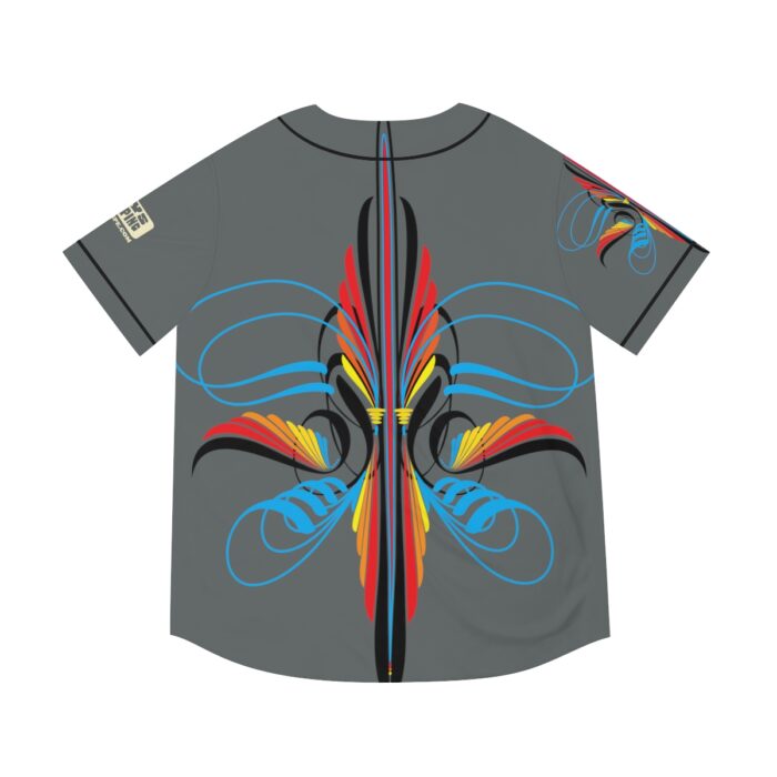 Scroll pinstriping Men's Baseball Jersey (AOP) - Image 20
