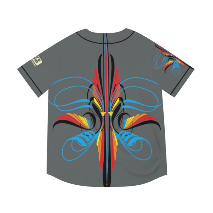 Scroll pinstriping Men's Baseball Jersey (AOP) - Image 32