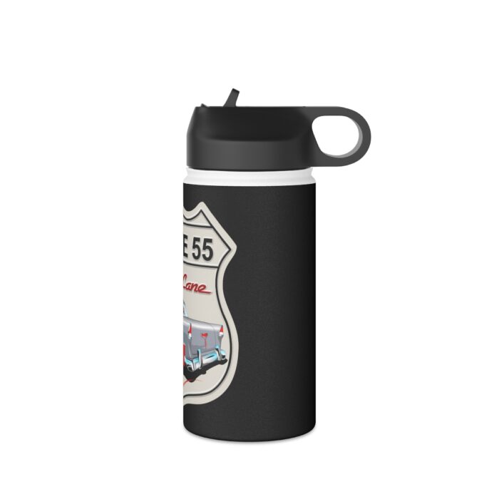 Route 55 Fast lane logo- Men's gift Stainless Steel Water Bottle, Standard Lid - Image 11