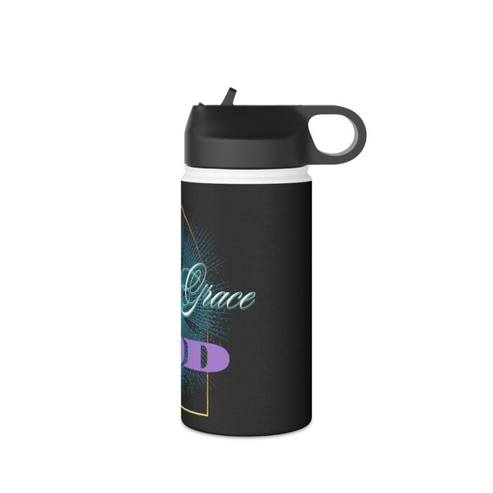 Grace of GOD logo- Men's gift Stainless Steel Water Bottle, Standard Lid men's womans gift - Image 11