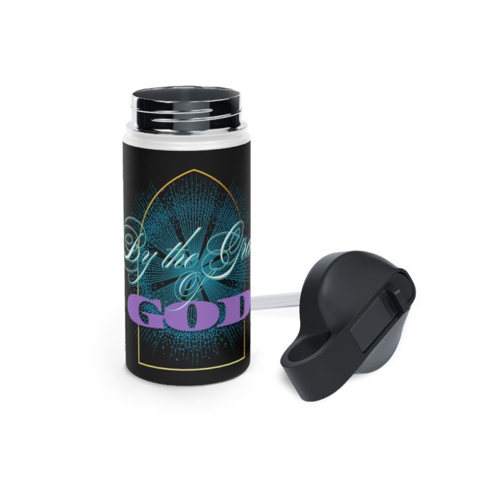Grace of GOD logo- Men's gift Stainless Steel Water Bottle, Standard Lid men's womans gift - Image 12