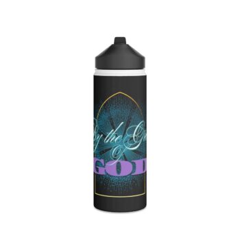 Grace of GOD logo- Men’s gift Stainless Steel Water Bottle, Standard Lid men’s womans gift