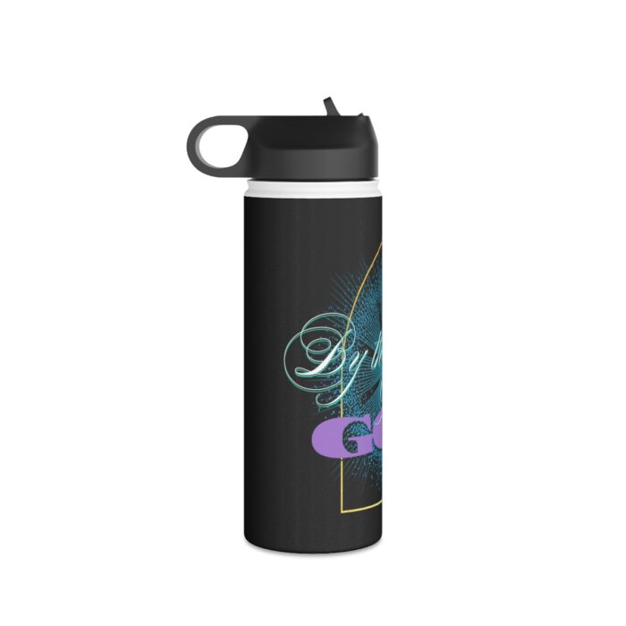 Grace of GOD logo- Men's gift Stainless Steel Water Bottle, Standard Lid men's womans gift - Image 3