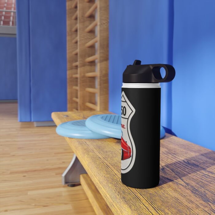 Route 50 Cadillac logo- Men's gift Stainless Steel Water Bottle, Standard Lid men's womans gift - Image 14