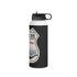 Route 55 Fast lane logo- Men's gift Stainless Steel Water Bottle, Standard Lid - Image 4