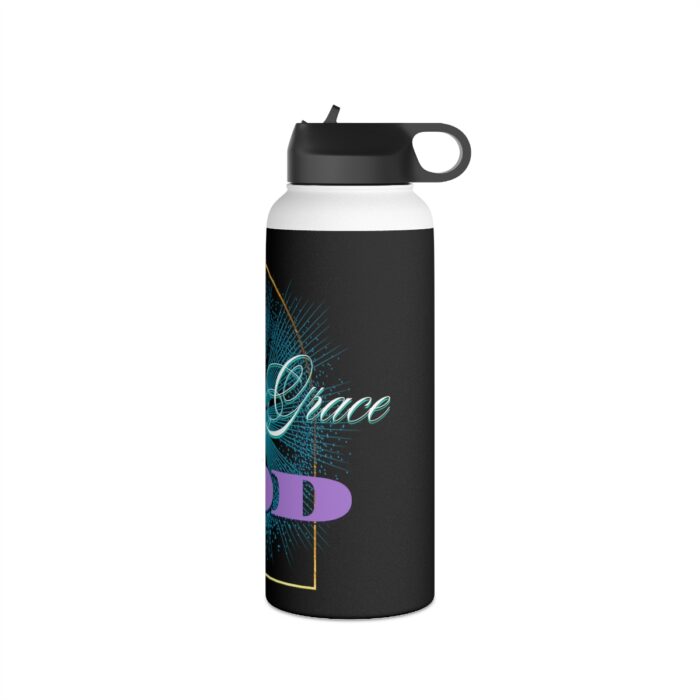 Grace of GOD logo- Men's gift Stainless Steel Water Bottle, Standard Lid men's womans gift - Image 18