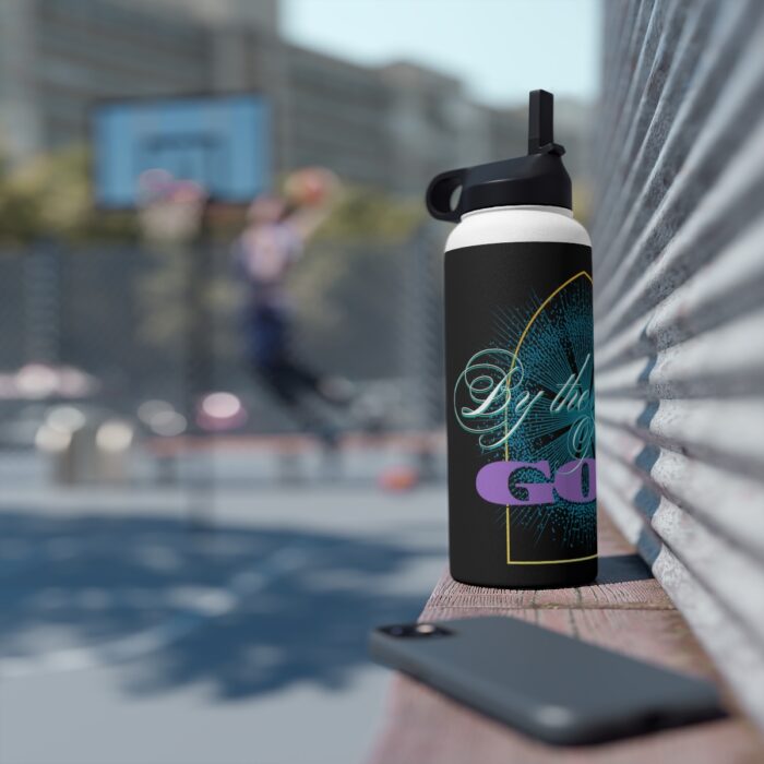 Grace of GOD logo- Men's gift Stainless Steel Water Bottle, Standard Lid men's womans gift - Image 20