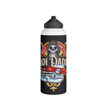 Cadi Daddy – Men’s Gift Stainless Steel Water Bottle, Standard Lid