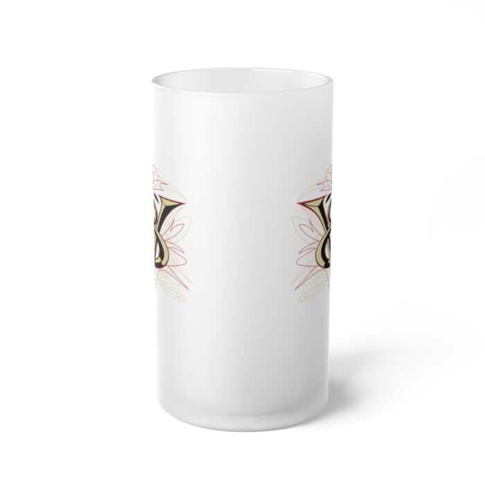 V8-Frosted Glass Beer Mug - Image 2
