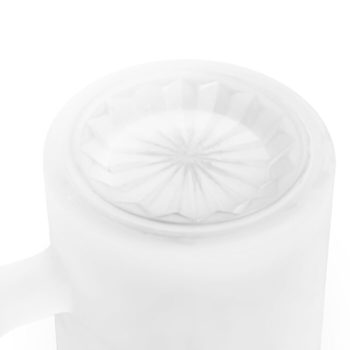 V8-Frosted Glass Beer Mug - Image 6