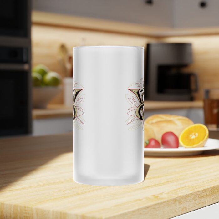 V8-Frosted Glass Beer Mug - Image 8