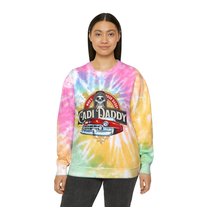 Cadi Daddy -Unisex Tie-Dye Sweatshirt - Image 5