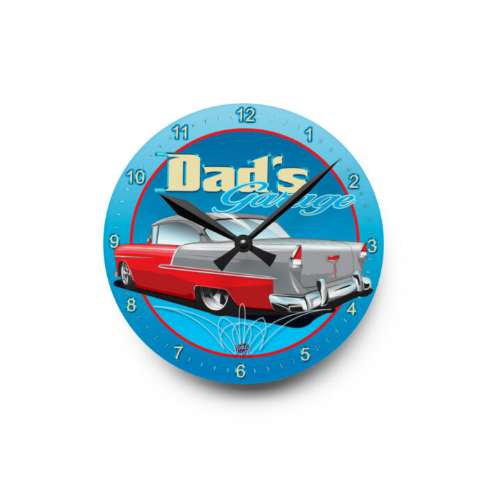 Dads Garage 55 -Acrylic Wall Clock - Image 7