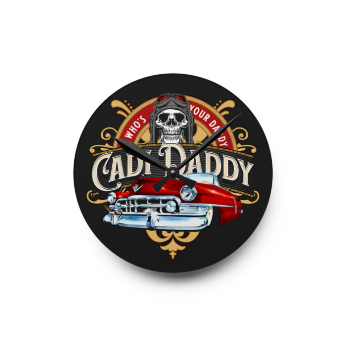 Cadi Daddy -Acrylic Wall Clock - Image 7