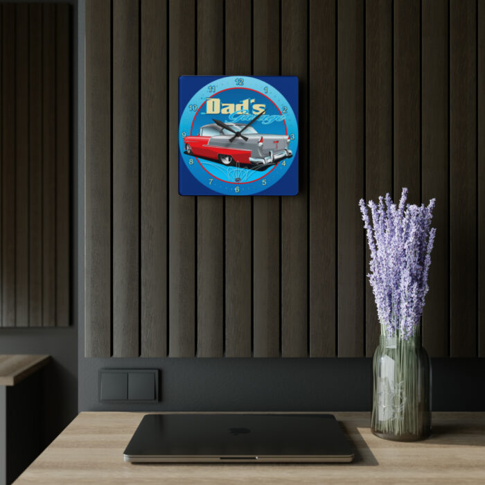 Dads Garage 55 -Acrylic Wall Clock - Image 17