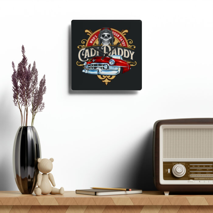 Cadi Daddy -Acrylic Wall Clock - Image 16