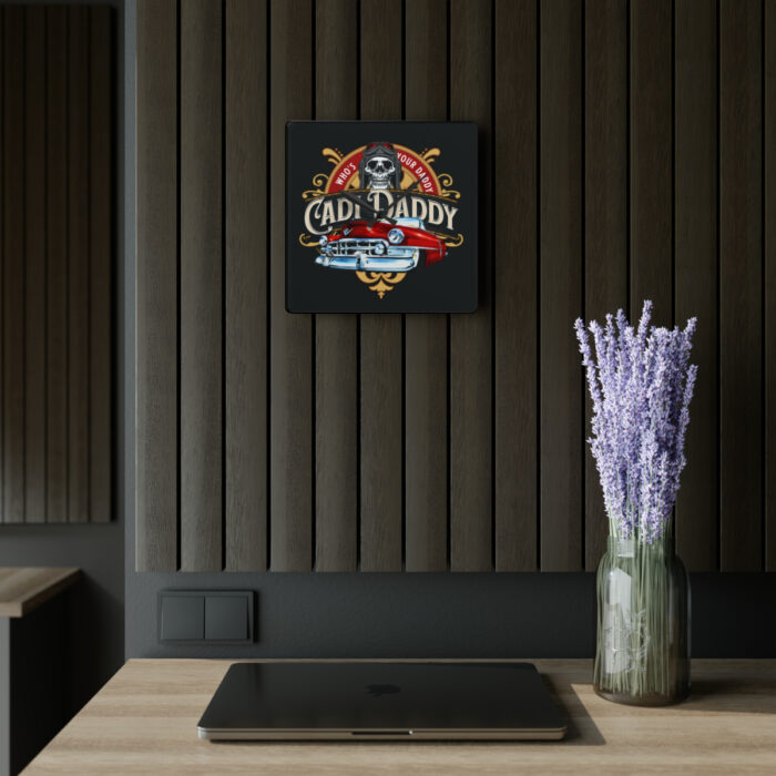 Cadi Daddy -Acrylic Wall Clock - Image 17