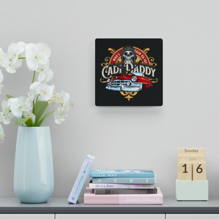 Cadi Daddy -Acrylic Wall Clock - Image 18