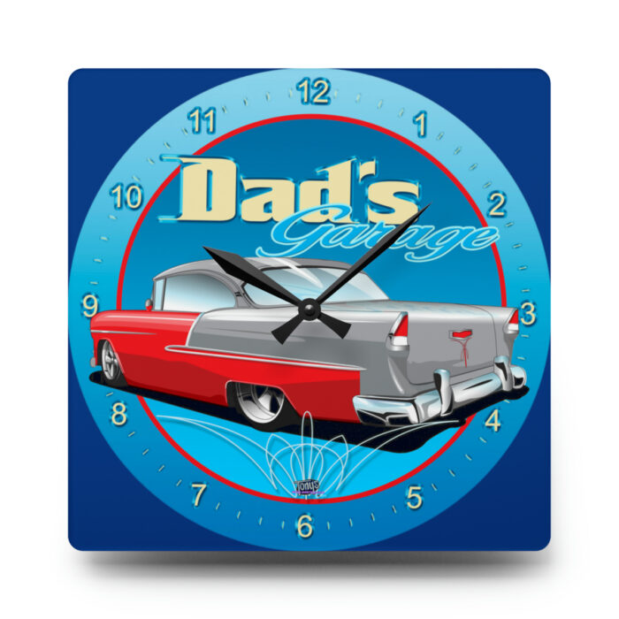 Dads Garage 55 -Acrylic Wall Clock - Image 13